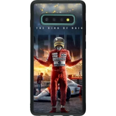 Samsung Galaxy S10+ Case Hülle - Silikon schwarz Senna The King of Rain