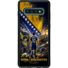 Samsung Galaxy S10+ Case Hülle - Silikon schwarz Fussball Bosnien und Herzegowina splash 2026