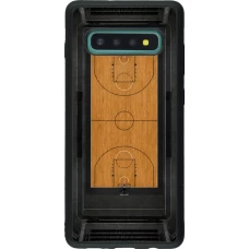 Coque Samsung Galaxy S10+ - Silicone rigide noir Sports 2026 Basketball