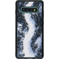 Coque Samsung Galaxy S10+ - Silicone rigide noir Sports 2026 Ski
