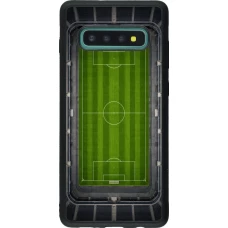 Coque Samsung Galaxy S10+ - Silicone rigide noir Sports 2026 Soccer