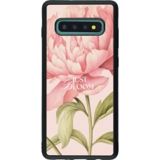 Samsung Galaxy S10+ Case Hülle - Silikon schwarz Just Bloom Spring 2026