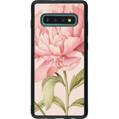 Samsung Galaxy S10+ Case Hülle - Silikon schwarz Just Bloom Spring 2026