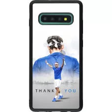 Samsung Galaxy S10+ Case Hülle - Silikon schwarz Thank you Roger