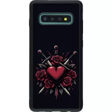 Samsung Galaxy S10+ Case Hülle - Silikon schwarz Valentine 2024 gothic love