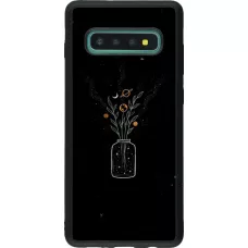 Coque Samsung Galaxy S10+ - Silicone rigide noir Vase black