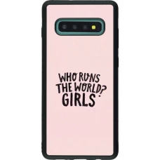 Coque Samsung Galaxy S10+ - Silicone rigide noir Womens day 2026 3