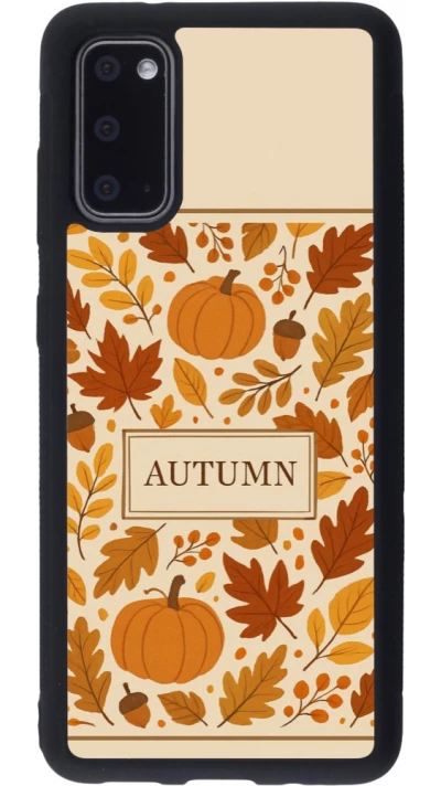 Coque Samsung Galaxy S20 - Silicone rigide noir Autumn 26 Hello autumn