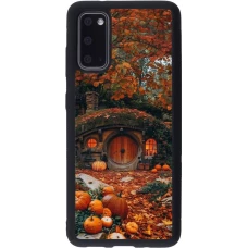 Coque Samsung Galaxy S20 - Silicone rigide noir Autumn 26 Hobbit house