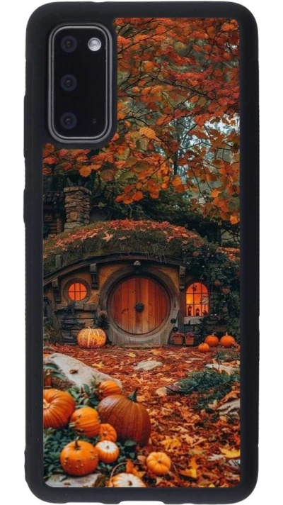 Coque Samsung Galaxy S20 - Silicone rigide noir Autumn 26 Hobbit house