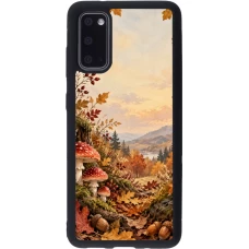 Coque Samsung Galaxy S20 - Silicone rigide noir Autumn 26 Illustrated Autumn