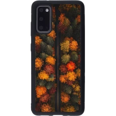 Coque Samsung Galaxy S20 - Silicone rigide noir Autumn 26 Road in autumn