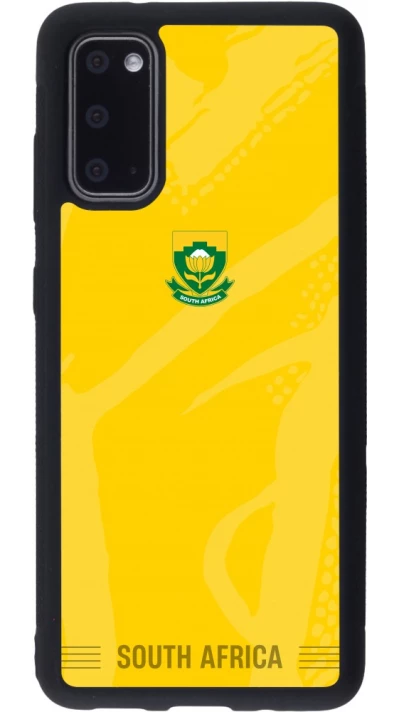 Samsung Galaxy S20 Case Hülle - Silikon schwarz Südafrika 2026 personalisierbares Fussballtrikot