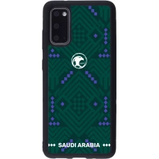 Samsung Galaxy S20 Case Hülle - Silikon schwarz Saudi Arabien 2026 personalisierbares Fussballtrikot