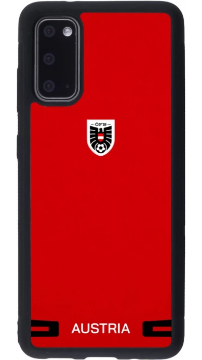 Samsung Galaxy S20 Case Hülle - Silikon schwarz O?sterreich 2026 personalisierbares Fussballtrikot