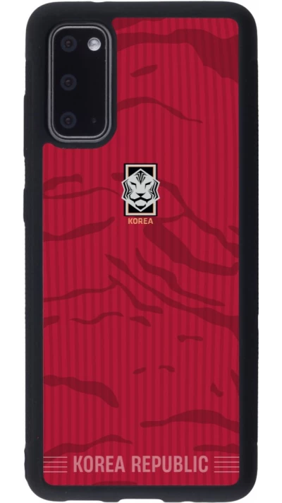 Samsung Galaxy S20 Case Hülle - Silikon schwarz Südkorea 2026 personalisierbares Fussballtrikot