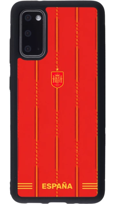 Samsung Galaxy S20 Case Hülle - Silikon schwarz Spanien 2026 personalisierbares Fussballtrikot