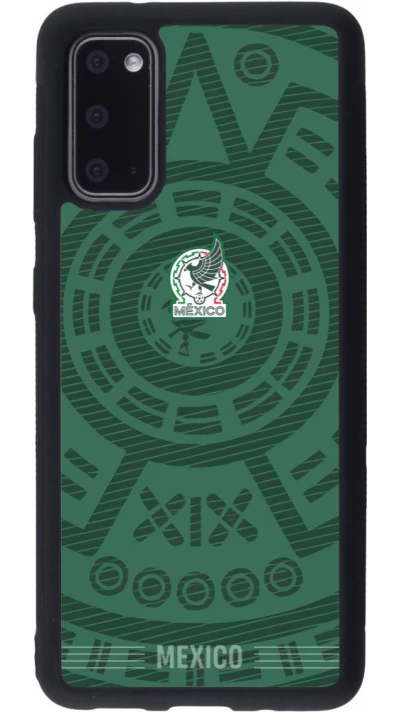 Samsung Galaxy S20 Case Hülle - Silikon schwarz Mexiko 2026 personalisierbares Fussballtrikot