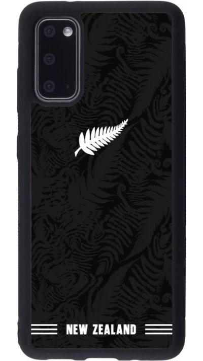 Samsung Galaxy S20 Case Hülle - Silikon schwarz Neuseeland 2026 personalisierbares Fussballtrikot