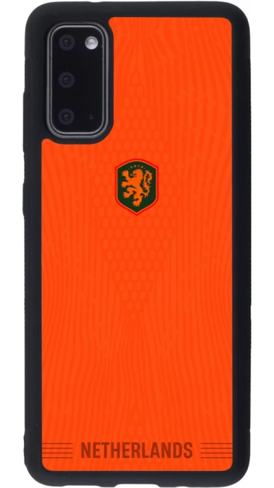 Samsung Galaxy S20 Case Hülle - Silikon schwarz Niederlande 2026 personalisierbares Fussballtrikot