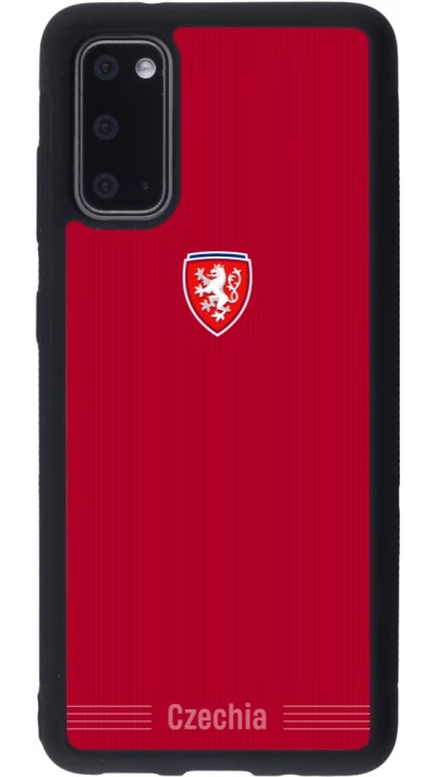 Samsung Galaxy S20 Case Hülle - Silikon schwarz Tschechische Republik 2026 personalisierbares Fussballtrikot