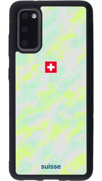 Samsung Galaxy S20 Case Hülle - Silikon schwarz Schweiz Away 2026 personalisierbares Fussballtrikot