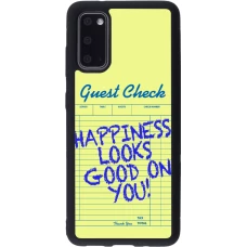 Coque Samsung Galaxy S20 - Silicone rigide noir Guest check 2026