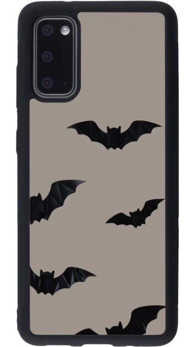 Coque Samsung Galaxy S20 - Silicone rigide noir Halloween 2026 Bats