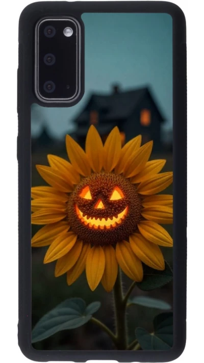 Coque Samsung Galaxy S20 - Silicone rigide noir Halloween 2026 Evil Sunflower