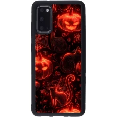 Coque Samsung Galaxy S20 - Silicone rigide noir Halloween 2026 Pattern Halloween
