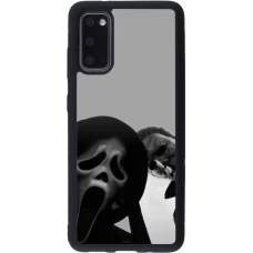 Coque Samsung Galaxy S20 - Silicone rigide noir Halloween 2026 Scream and Michael Myers