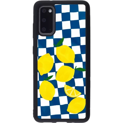 Coque Samsung Galaxy S20 - Silicone rigide noir Illustration lemons 2026
