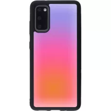 Samsung Galaxy S20 Case Hülle - Silikon schwarz Orange Pink Blue Gradient