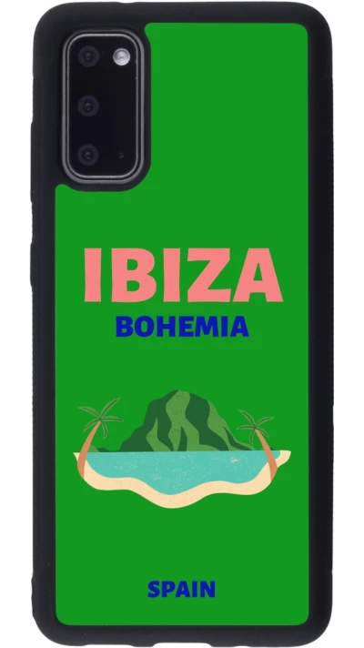 Coque Samsung Galaxy S20 - Silicone rigide noir Pop Summer Destination Ibiza