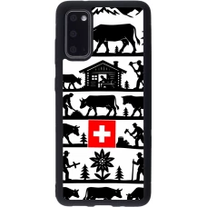 Coque Samsung Galaxy S20 - Silicone rigide noir Poya Suisse 1