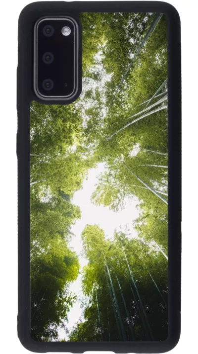 Samsung Galaxy S20 Case Hülle - Silikon schwarz Spring 23 forest blue sky