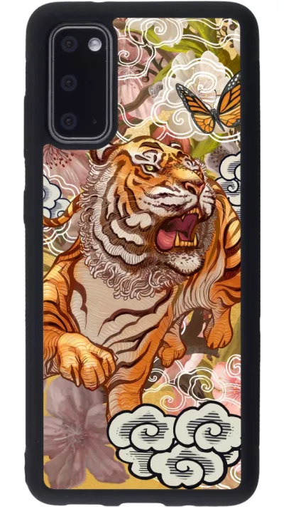 Samsung Galaxy S20 Case Hülle - Silikon schwarz Spring 23 japanese tiger