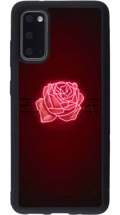 Samsung Galaxy S20 Case Hülle - Silikon schwarz Spring 23 neon rose
