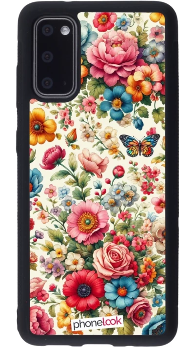 Samsung Galaxy S20 Case Hülle - Silikon schwarz Spring 25 fruehling bluetend