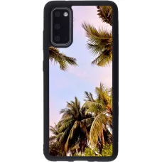 Samsung Galaxy S20 Case Hülle - Silikon schwarz Summer 2023 palm tree vibe