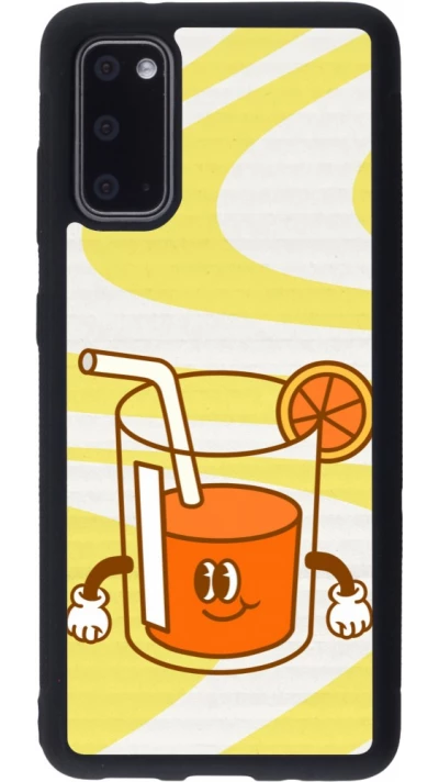 Coque Samsung Galaxy S20 - Silicone rigide noir Summer drink 2026