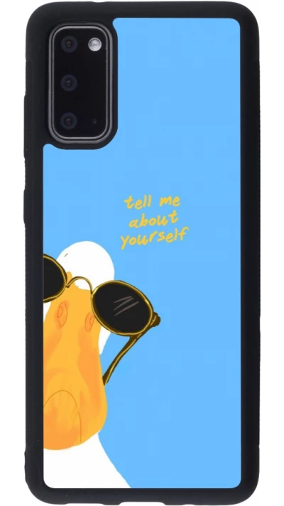 Coque Samsung Galaxy S20 - Silicone rigide noir Tell me about yourself Summer 2026