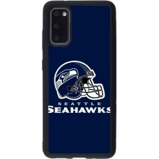 Samsung Galaxy S20 Case Hülle - Silikon schwarz Super Bowl 26 Seattle 3
