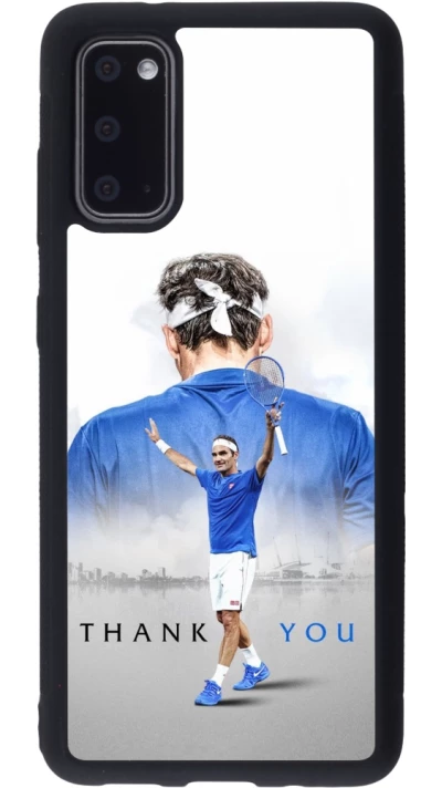 Samsung Galaxy S20 Case Hülle - Silikon schwarz Thank you Roger