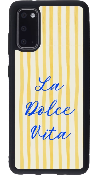 Coque Samsung Galaxy S20 - Silicone rigide noir The good life 2026