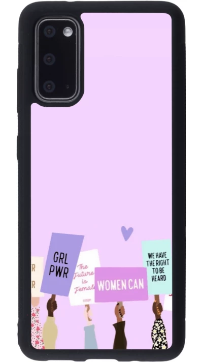 Coque Samsung Galaxy S20 - Silicone rigide noir Womens day 2026 9
