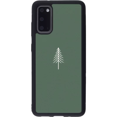 Coque Samsung Galaxy S20 - Silicone rigide noir Christmas 22 minimalist tree