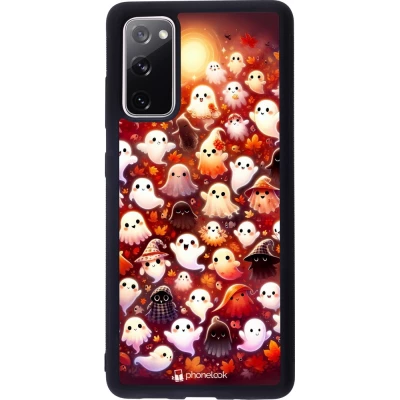 Samsung Galaxy S20 FE 5G Case Hülle - Silikon schwarz Gespenster Herbst niedlich