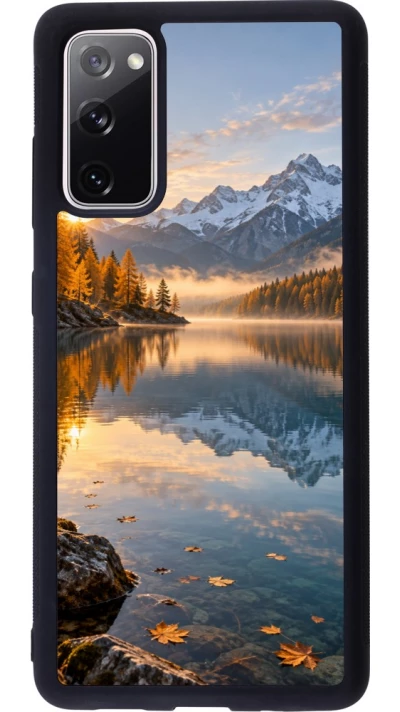 Coque Samsung Galaxy S20 FE 5G - Silicone rigide noir Autumn 26 Autumn lake