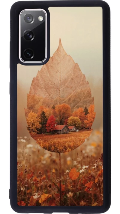 Coque Samsung Galaxy S20 FE 5G - Silicone rigide noir Autumn 26 Autumn leaf